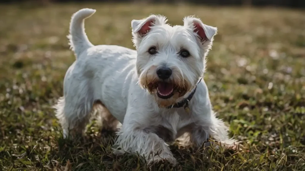 English White Terrier Dog