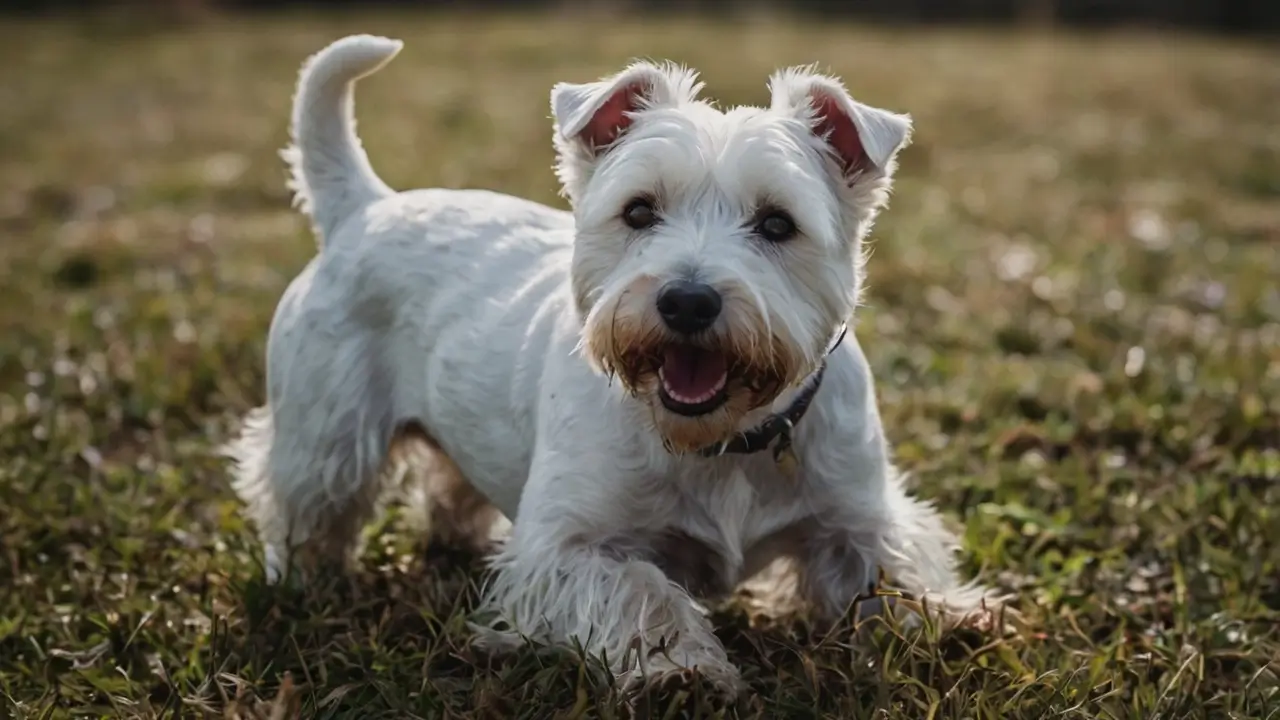 English White Terrier Dog